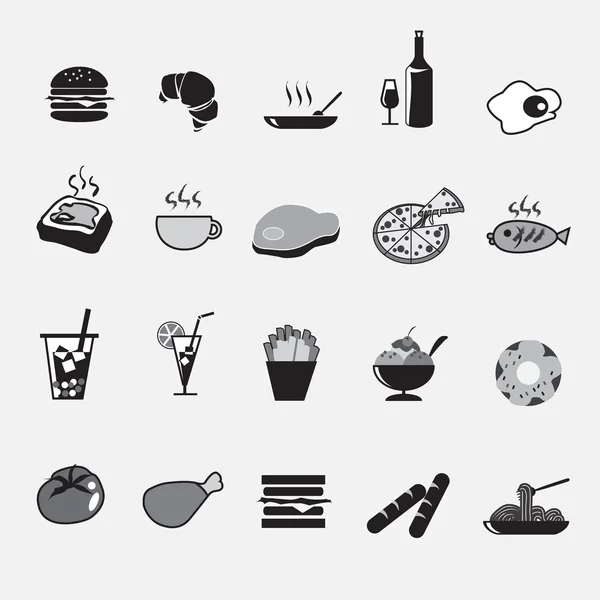 Food icons set