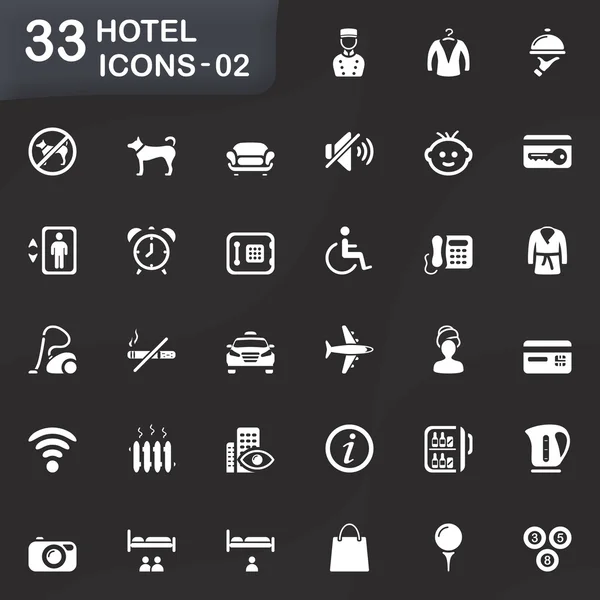33 hotel icons