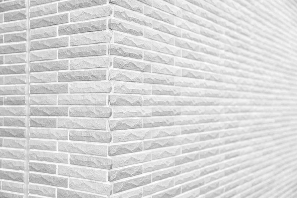 White grunge brick wall corner