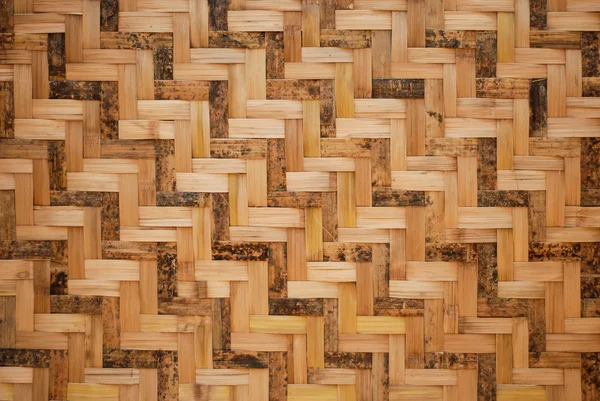 Woven bamboo wall pattern