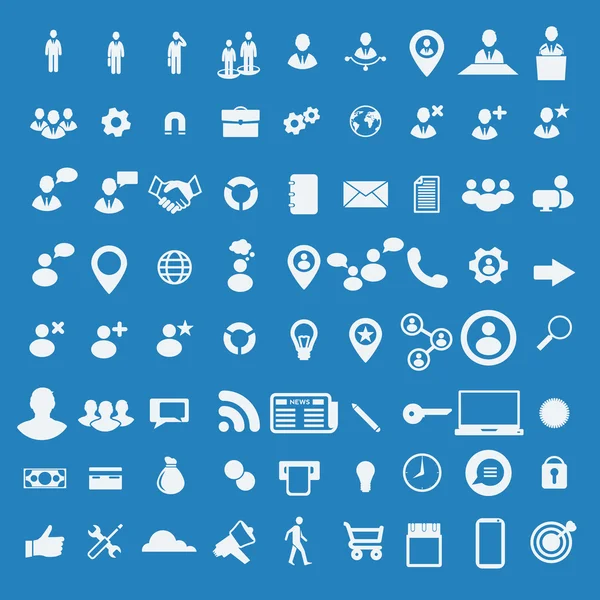 Big set of business icons.