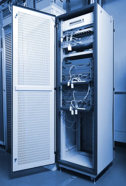 The communication and internet network server room