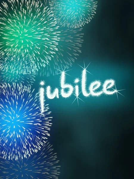 Jubilee anniversary firework celebration party turquoise
