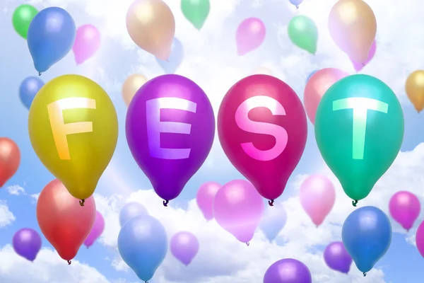 German feast balloon colorful balloons