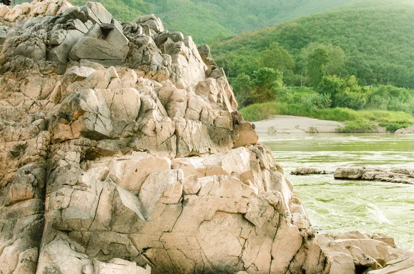 Panoramic view of nice river rock