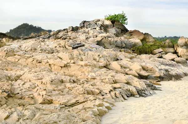 Panoramic view of nice river rock