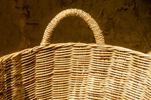 Handmade basket made from bamboo