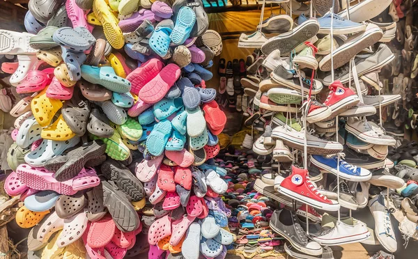 Shoe store in the street of  Nairobi, Kenya