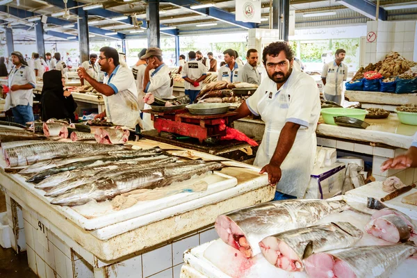 The fish market in Dubai