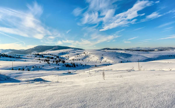 Ski slope landscape on Kopaonik, Serbia