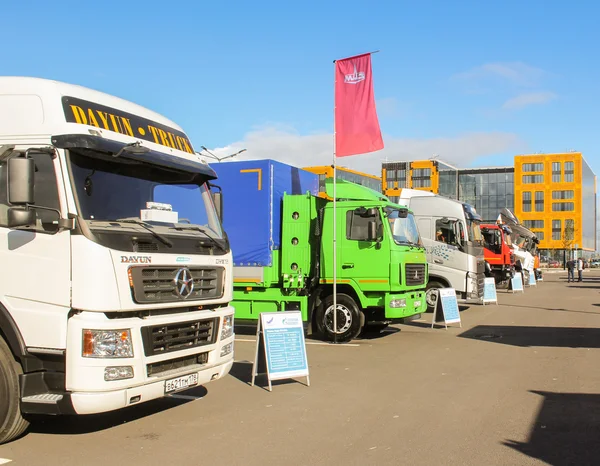 Number of large trucks running on CNG