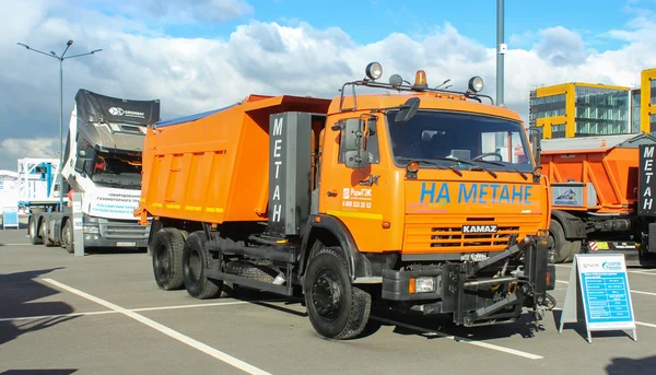 Truck with special equipment on methane