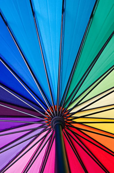 Colorful fabric texture of umbrella for background