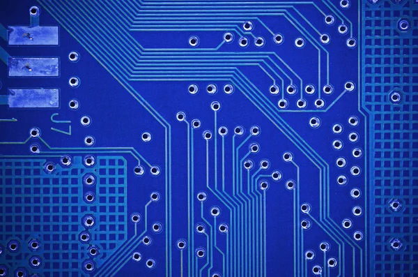 Lines and solder joints of the modern circuit board