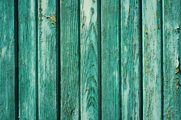 Green painted old wall