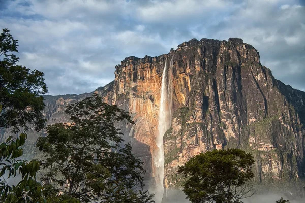 Angel Falls Closeup - highest waterfall in the world