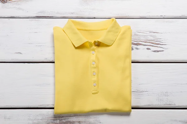 Beautifully folded polo shirt.
