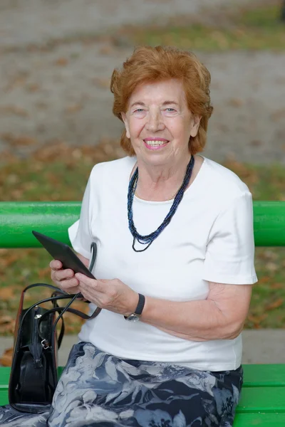 Senior Woman reading