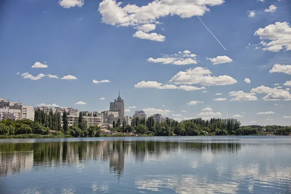 Panorama of Voronezh from the river