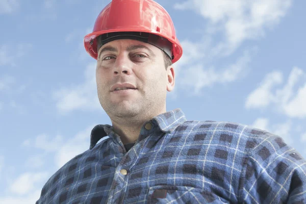 A construction men working outside