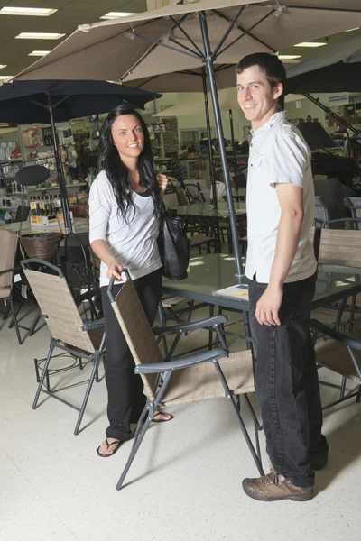 A client portrait in home appliance shop supermarket store