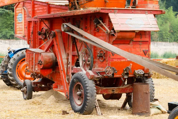 Old straw baler