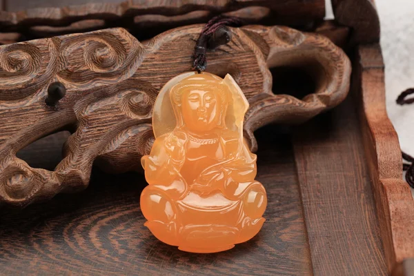 Jade pendant with Chinese characteristics