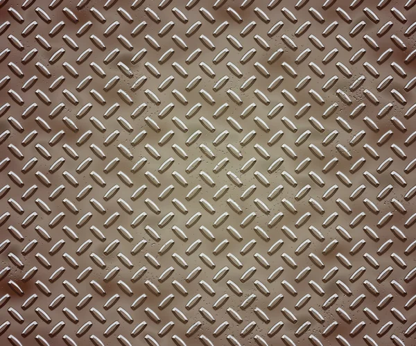 Texture of chrome diamond steel floor for background