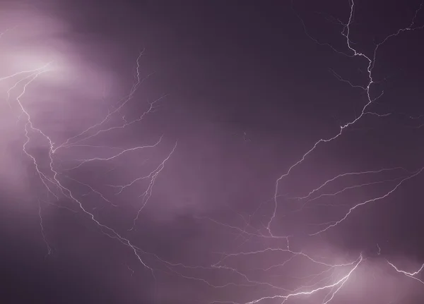 Lightning storm scene