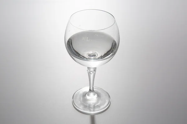 Glass of water isolated on white - Glass of wine