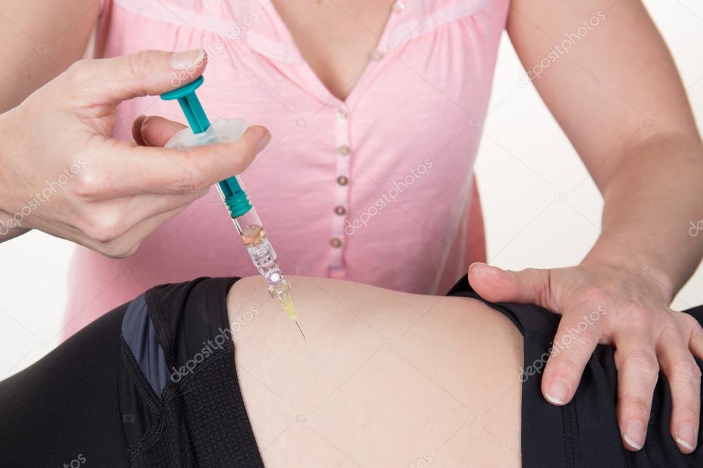 Im injection butt ass shot needle