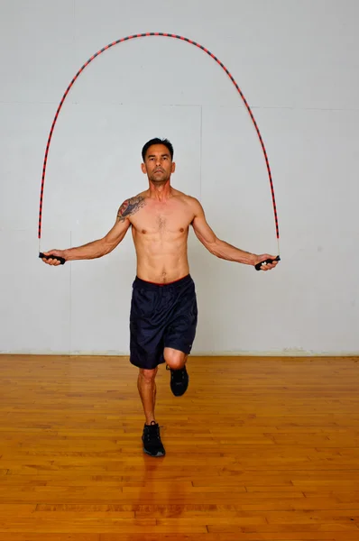 Jumping rope as cardiovascular exercise
