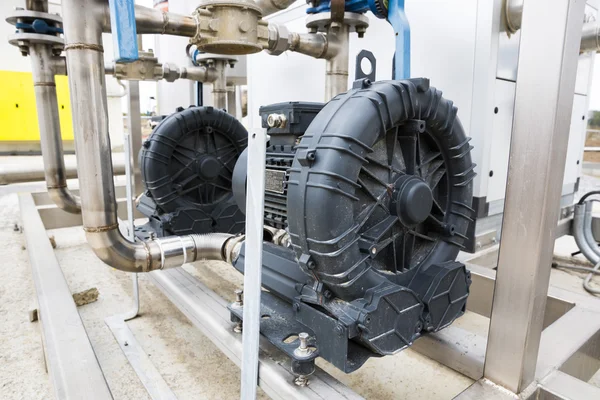 Wastewater treatment plant electrical motor