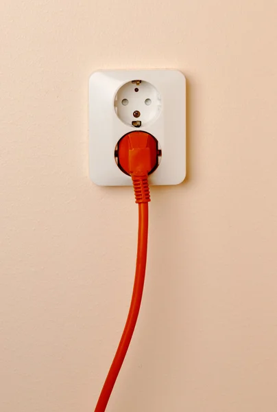 Outlet with power plug
