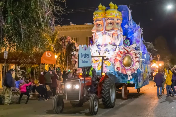 New Orleans, LA/USA - circa February 2016: The Creator, Brahma, in parade during Mardi Gras in New Orleans,  Louisiana