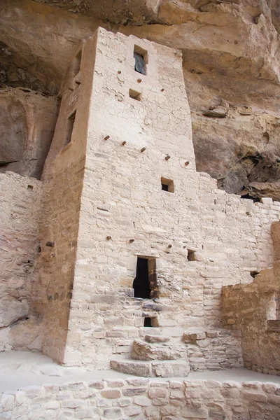 Cliff Palace, ancient puebloan village of houses and dwellings in Mesa Verde National Park, New Mexico,  USA