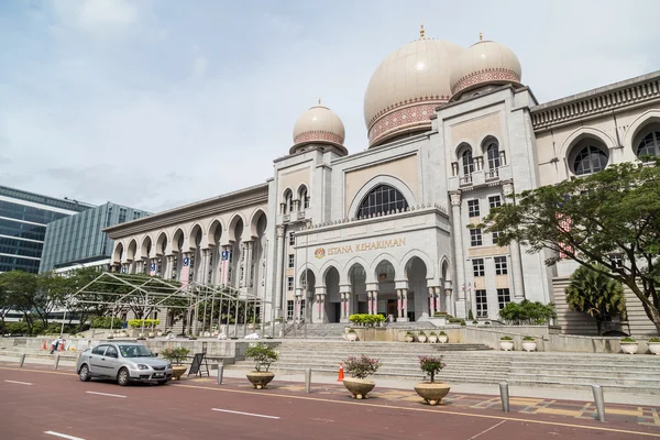 Putrajaya, Malaysia - circa September 2015: Istana Kehakiman or Federal Court of Malaysia and Ministry of Justice in  Putrajaya
