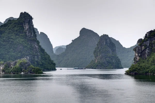 Rock formations in Halong Bay,  Vietnam