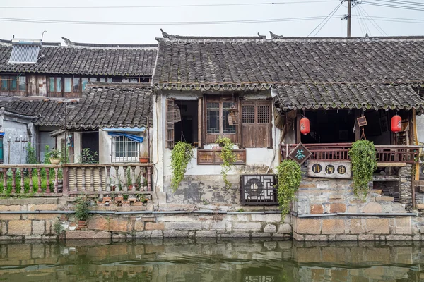 Fengjing Zhujiajiao, China - circa September 2015: Bridges, canals of Fengjing Zhujiajiao ancient water  town