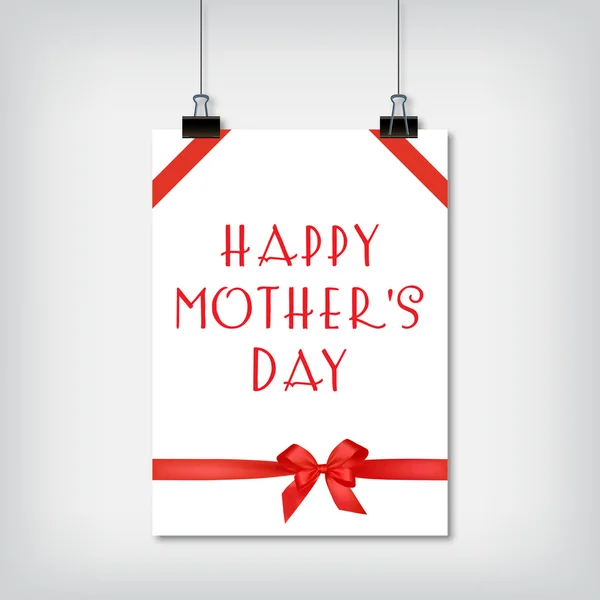 Stylish background for the holiday Mothers Day vector illustration