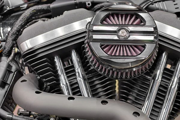Detail of air filter of V-twin engines