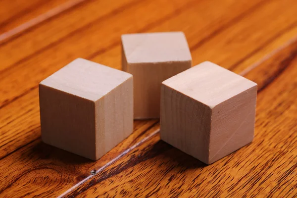 Wooden Blocks On Floor