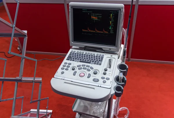 Advanced medical equipment in the exhibition pavilion