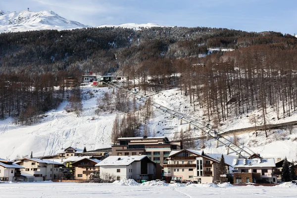 Ski resort of Soelden in Austria