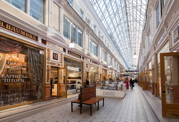 Interior of Saint Petersburg Passage - shopping center, Russia