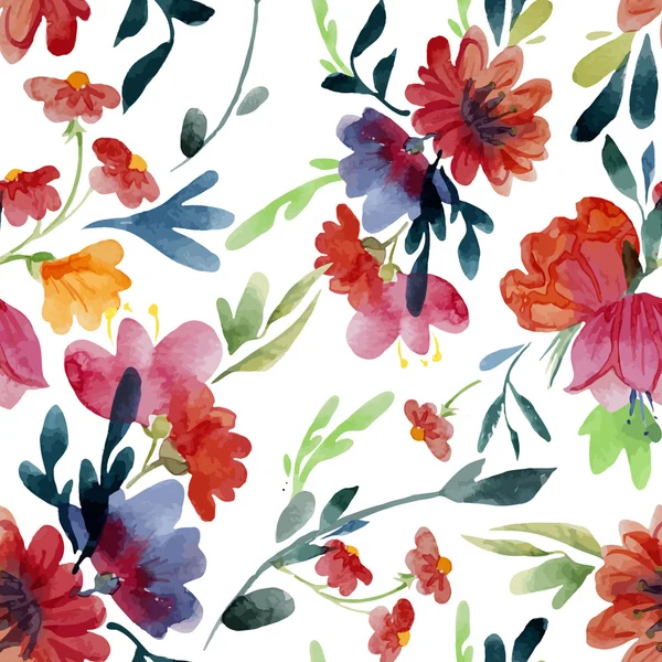 Watercolor flowers wallpaper