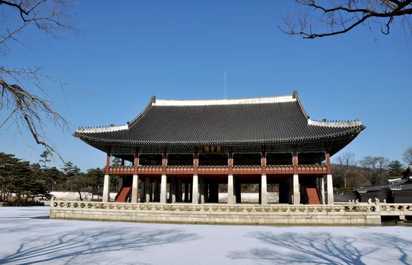 Palace meeting hall winter season, Korea