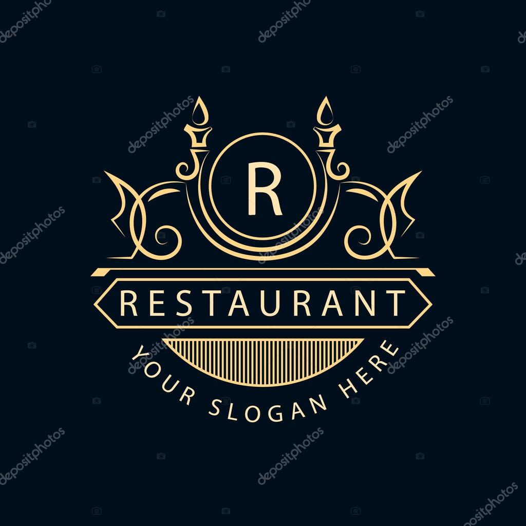 Éléments de conception Monogram, modèle gracieux. Création de logo dart calligraphique ligne élégante. Emblème de signe de lettre R de la royauté,