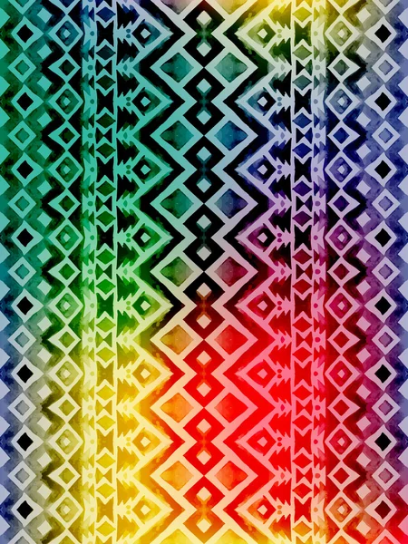 Aztec tribal mexican seamless pattern