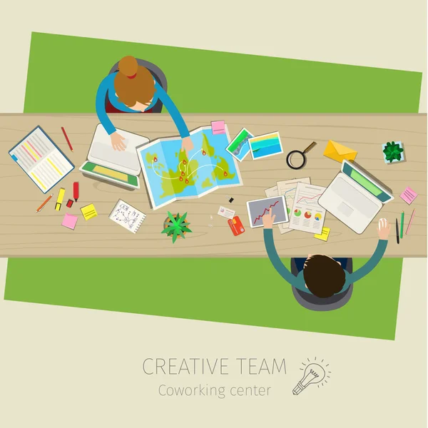 Concept of creative teamwork